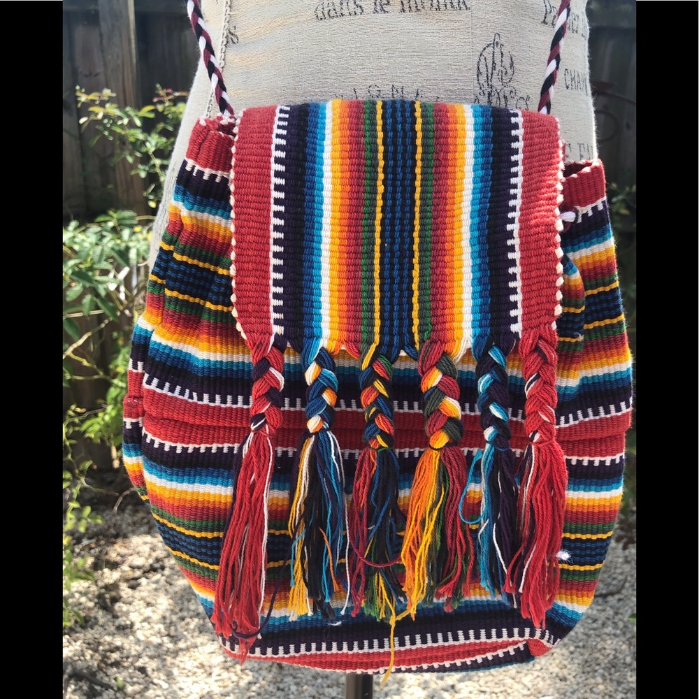 Mini multicolor boho bag